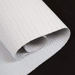 Premium White Full Grain Leather Hide | 2m2, Mesh Pattern Vegetable Tanned Cowhide 1.4mm (4-5 oz) 20-25 SqFt, Craft DIY Projects, for Bags