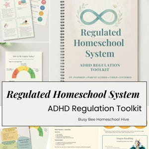 ADHD Homeschool Regulation Toolkit | OT-Inspired Printables (PDF Download)
