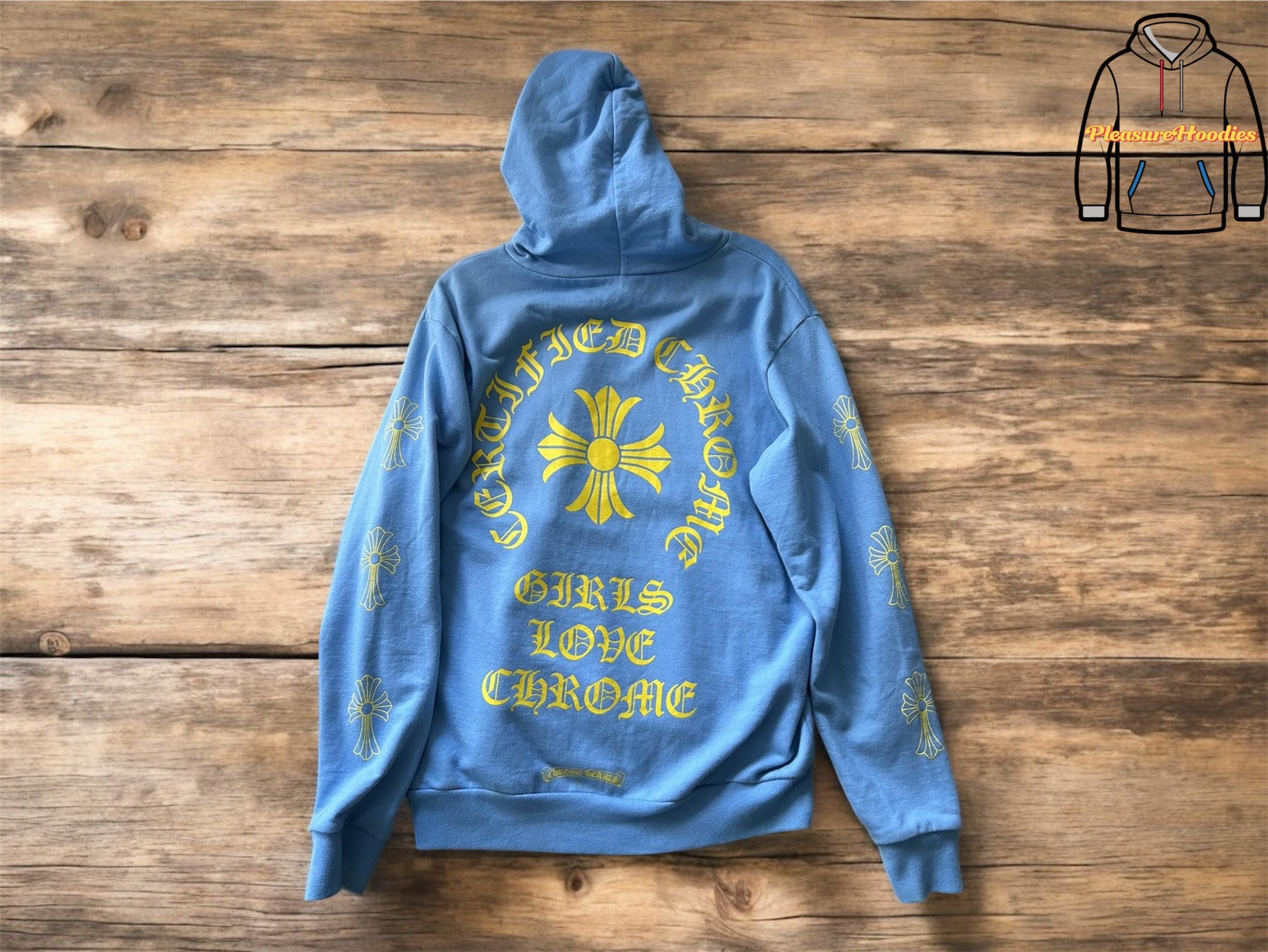 パーカー・フーディ Chrome Hearts WWW.CHROMEHEARTS.COM BLUE HOODIE 2021 AW 21 Chrome Hearts WWW.CHROMEHEARTS.COM BLUE HOODIE 2021 AW 21