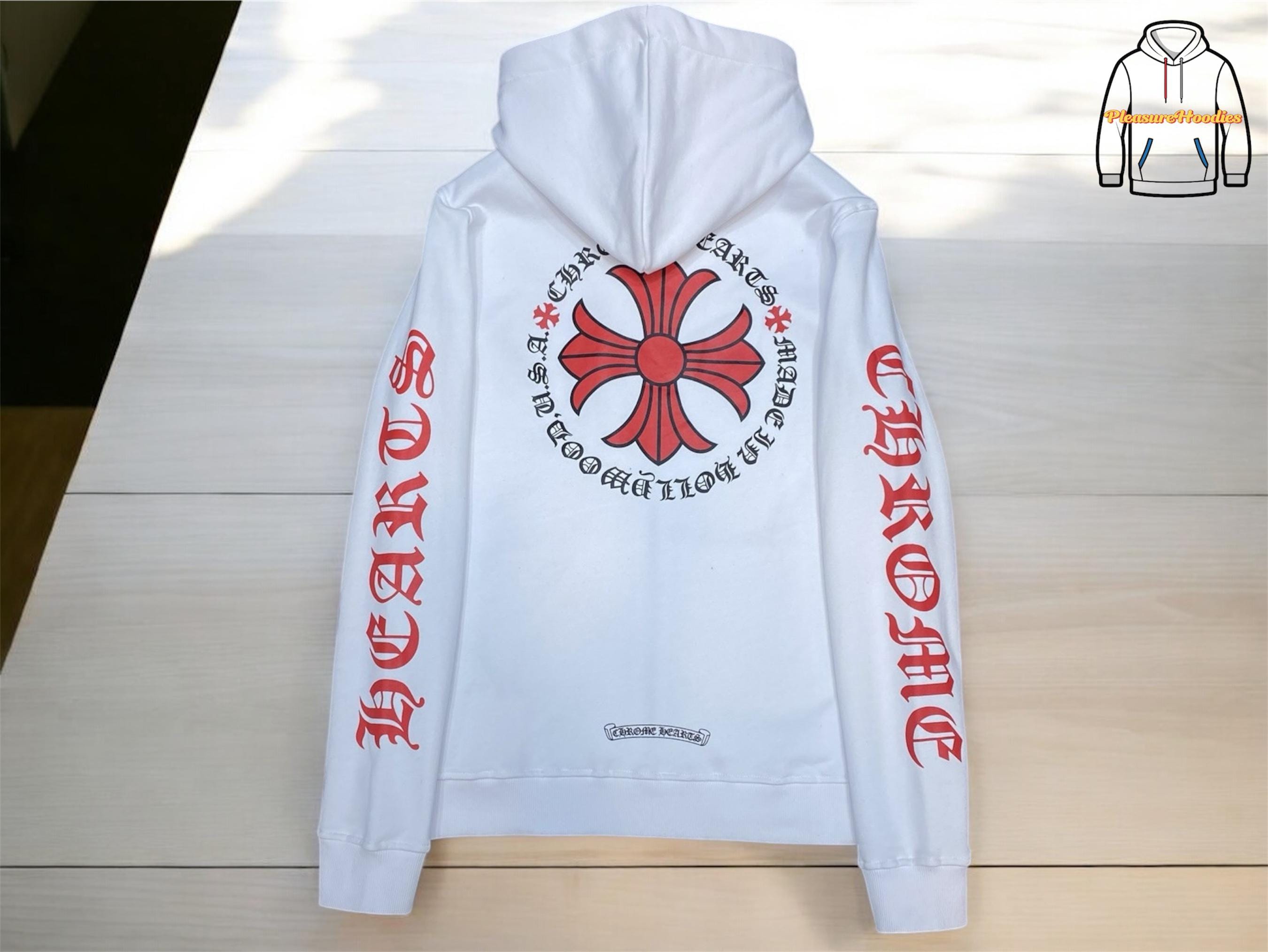 White Chrome Hearts Hoodie - Etsy White Chrome Hearts Hoodie - Etsy