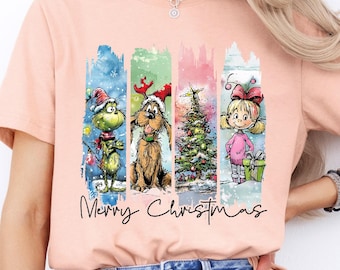 Christmas Shirt, Grinchmas Christmas Shirt, Grinch Christmas Tree Shirt, Grinchy Sweatshirt, Whimsical Tree Sweatshirt, Grinch Tee