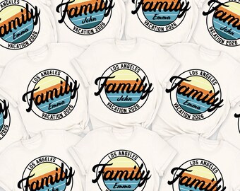 Personalized Family Vacation 2026 Shirt: Custom Summer Trip Tee
