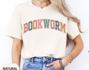 Retro Bookworm Shirt: Funny Teacher Librarian Reading Tee