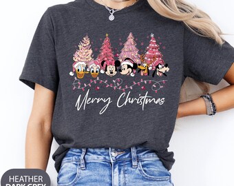 Mickey And Friends Christmas Shirt, Disney Merry Christmas Shirt, Disney Family Xmas Matching Shirt, The Magic Kingdom Shirts