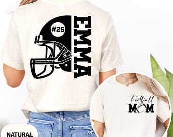 Custom Football Mom Shirt: Personalized Game Day Apparel