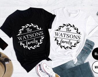 Custom Family Shirts, Gift For Lifetime Members, Family Reunion Shirts, Custom Family Name Shirts, Family Matching Shirts, Personalized Tee