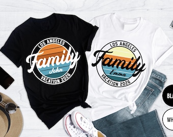 Personalized Family Vacation 2026 Shirt, Custom Vacation Shirts, 2026 Family Vacation, Family Trip Tee, Summer 2026, Funny Vacation Shirts