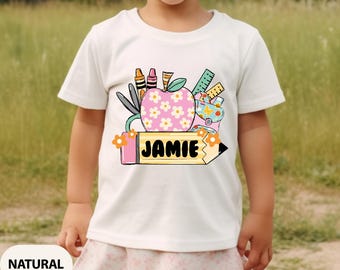 Personalized Back to School Shirt: Custom Teacher or Kid's Name