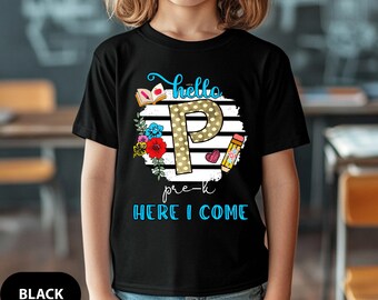 Hello Pre-K Shirt: First Day of School Teacher Tee