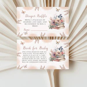 Tombola de couches pour baby shower, livre pour bébé, livre à imprimer pour baby shower, carte de baby shower, décoration de baby shower, format A4