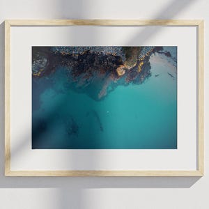 Photography Print of Jersey&#39;s Rocky Coastline
