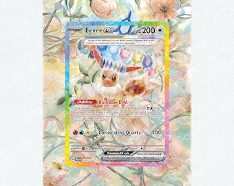 Eevee 167/131 Evolución Prismática - Vitrina de ilustraciones extendidas de Pokémon