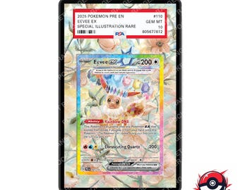 Eevee ex Evoluciones prismáticas - Vitrina de arte extendido de Pokémon