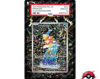 Magikarp 080/073 - Vitrina con ilustraciones extendidas de Pokémon (PSA)