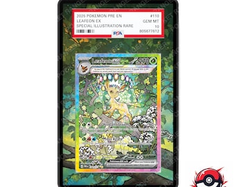 Leafeon ex Evoluciones prismáticas - Vitrina de arte extendido de Pokémon