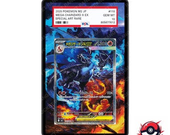 Mega Charizard Inferno X - Vitrina de ilustraciones extendidas de Pokémon