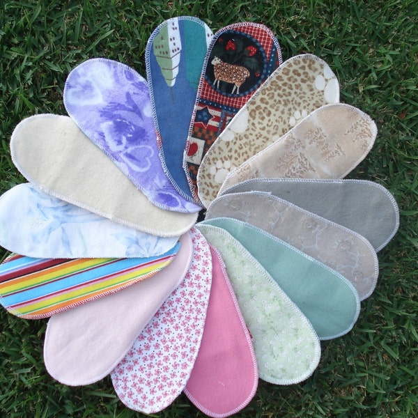 Mystery Pack Set of 20 Flannel Pantyliner - Short