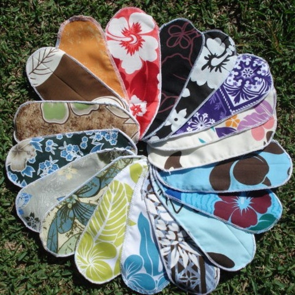 Mystery Pack Set of 10 Hawaiian Cloth Pantyliner - Short