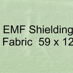 EMF wifi 4G 5G Protecting Shielding Fabric - reduces 99.99% harmful EMF exposure