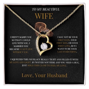 Geschenk für Frau von Mann, Schmuck Geschenk für Sie, Frau Geburtstagsgeschenk, personalisierte Geschenke für Frau, Geburtstagsgeschenke für sie, Geburtstagsgeschenk