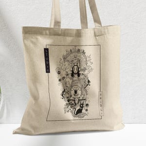 Bolsa de tela de Studio Ghibli - El viaje de Chihiro - Totoro - El castillo ambulante - Regalo para niños