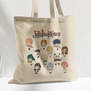 Jujutsu Kaisen Tote Bag - Anime Tote Gift for JJK Lovers