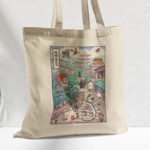 Spirited Away Studio Ghibli Tote Bag - Perfect Gift Studio Ghibli Fans And Anime Lovers