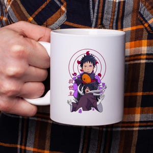 Naruto Mug Featuring Obito Uchiha - Perfect Gift for Anime Fans & Collectors