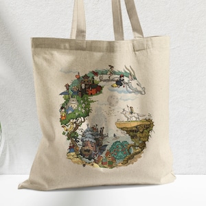 Joe Hisaishi Studio Ghibli トートバッグ Studio Ghibli Bag - Etsy
