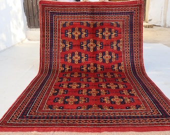 4x7 ft Super Kazak Antique Rug ,living room,Dining Room Rug(4.4x6.5)