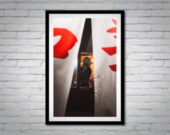 Tokyo Ramen Chef Print: Shimbashi Street Food Photography