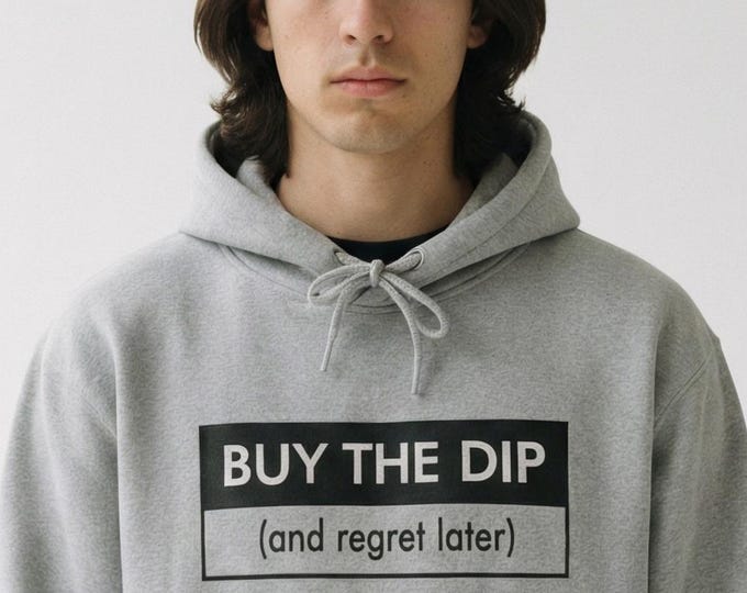 Buy The Dip Hoodie, Funny Trader Sweatshirt, Crypto Meme Apparel