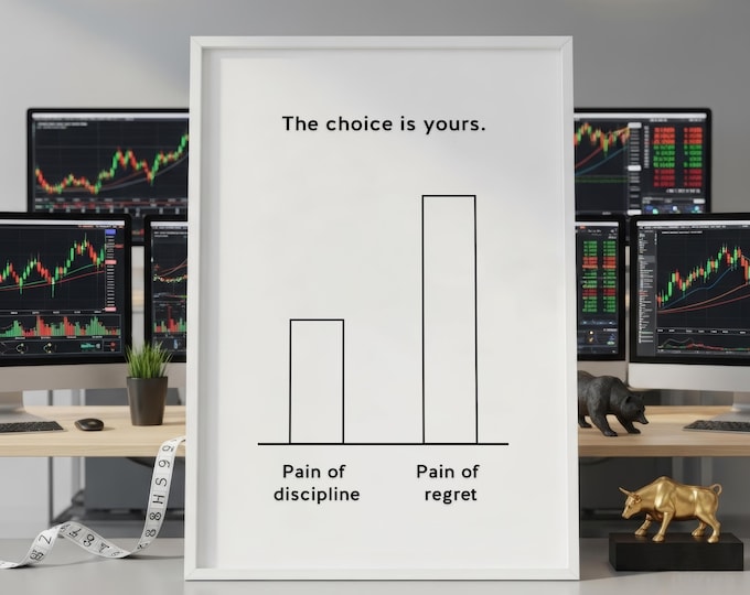 Motivational Quote Poster, Modern Office Decor, Inspirational Wall Art