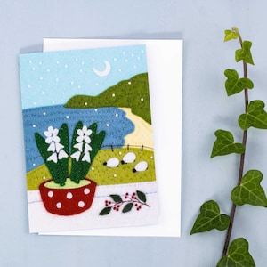 Hyacinth Christmas Cards, Irish Landscape Greeting Card Pack. image 1