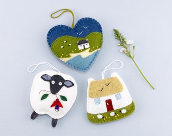 Filz Ornament Geschenkset