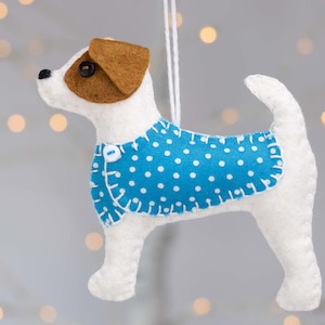 Jack Russell Terrier Filz Ornament