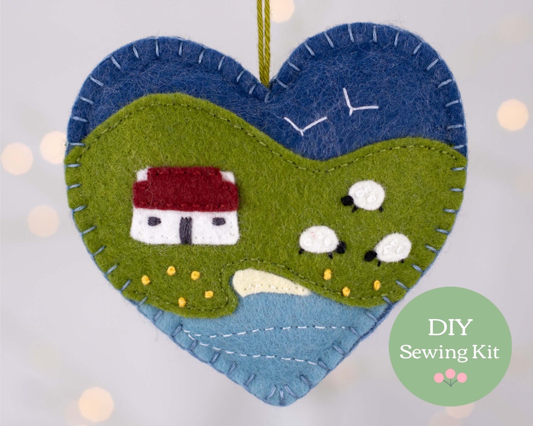 Cottage Garden Felt Charms 6pcs/Pkt