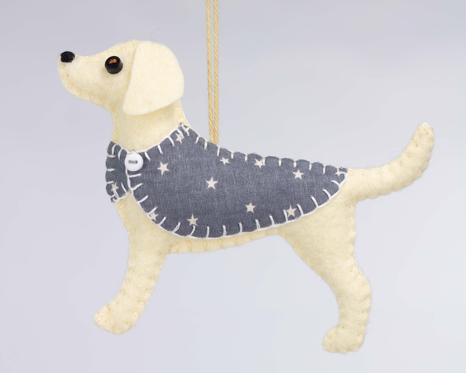 Labrador Dog Felt Ornament Golden Labrador Retriever Pet Gift Etsy UK