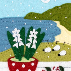 Hyacinth Christmas Cards, Irish Landscape Greeting Card Pack. image 2