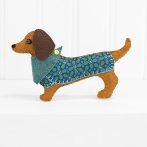 Dachshund Felt Dog Ornament - Etsy