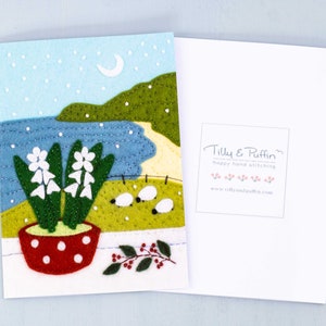 Hyacinth Christmas Cards, Irish Landscape Greeting Card Pack. image 3