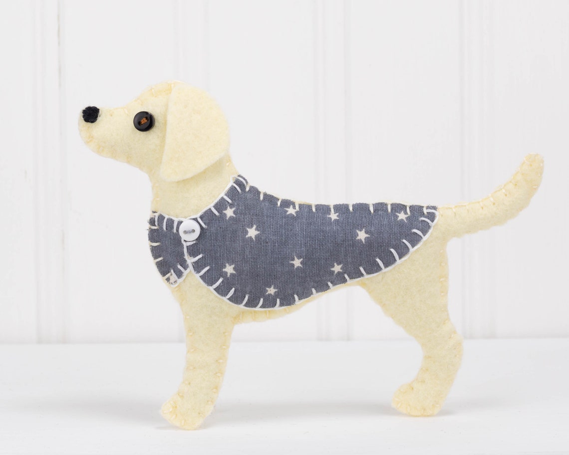 Labrador Dog Felt Ornament Golden Labrador Retriever Pet Gift Etsy UK