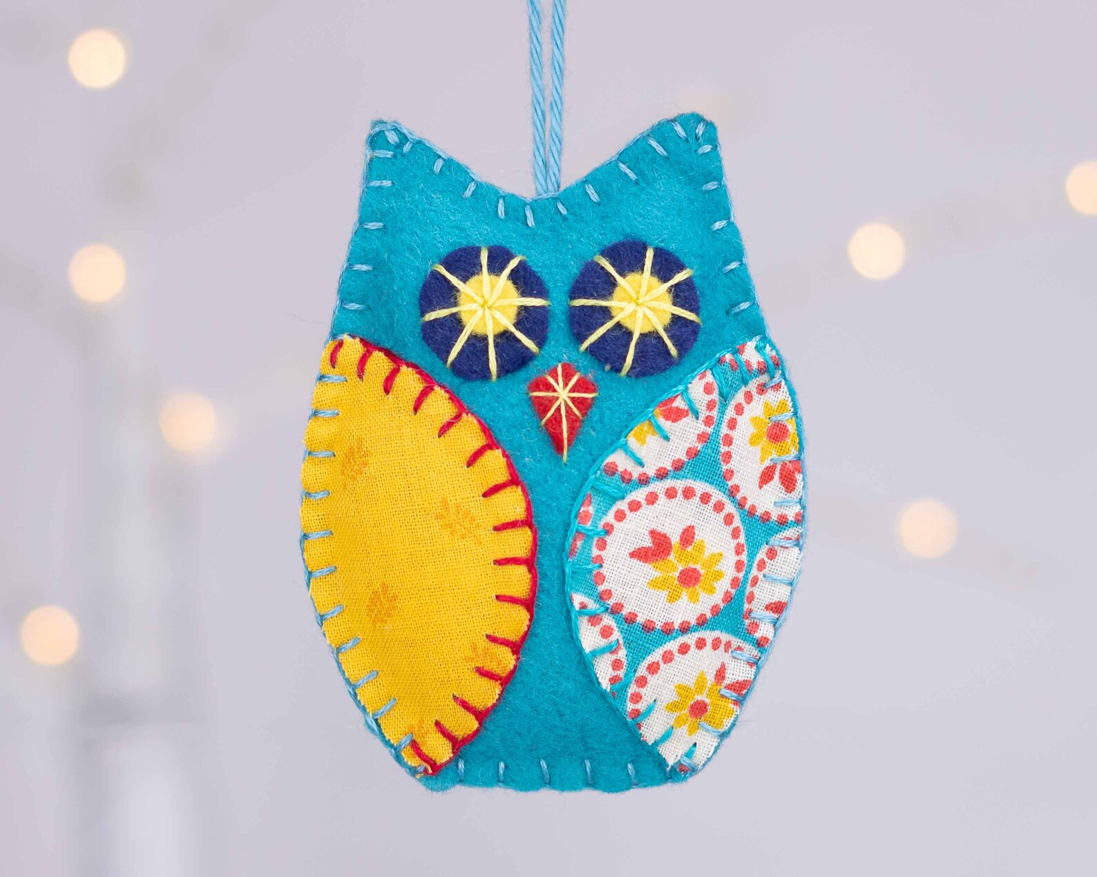 Felt Owl Ornaments Colourful Felt Owl Holiday Ornaments Bird Etsy Canada