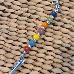 Armband Verschluss Helfer Werkzeug Buddy Geldautomat Kartengreifer Retriever Bunt Keramik Glasperlen Herz Charm Debitkartenzieher Zigarettenhalter