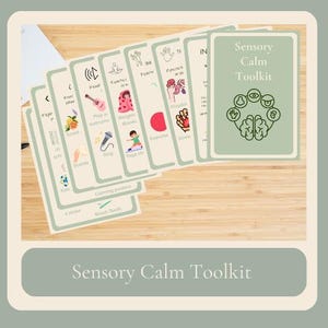 Printable Sensory Support Toolkit Visual Aids for Autism, PDA and SEN Emotional Regulation