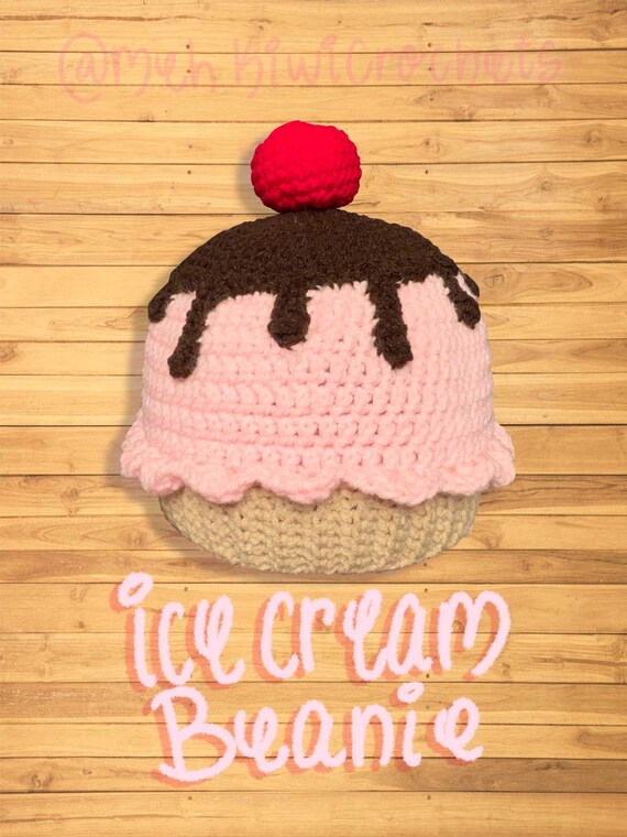 Ice Cream Beanie (pattern) - Etsy