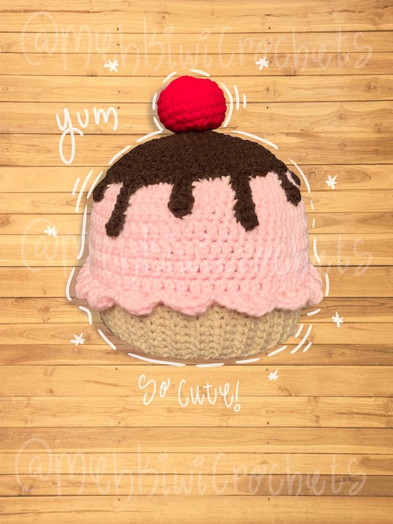 Ice Cream Beanie (pattern) - Etsy