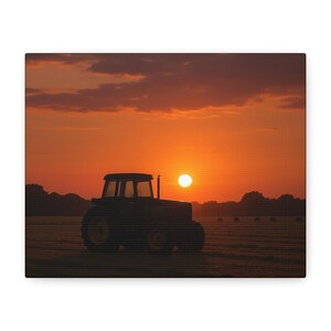 Tractor, Country Wall Art, Farm Art, Farm Wall Art, Rustic Home Decor, Farmhouse Canvas Print Country Living, Farm Art for Kitchen or Office