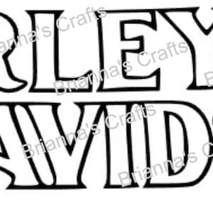 Harley Davidson-logo svg-bestand *ALLEEN DIGITALE DOWNLOAD*