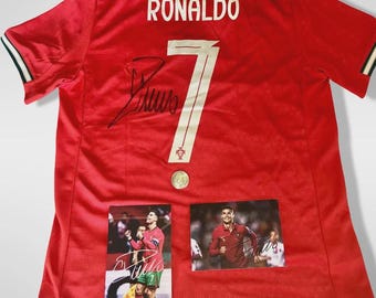 Signed CR7 Cristiano Ronaldo Portugal Jersey + Declaration+extras